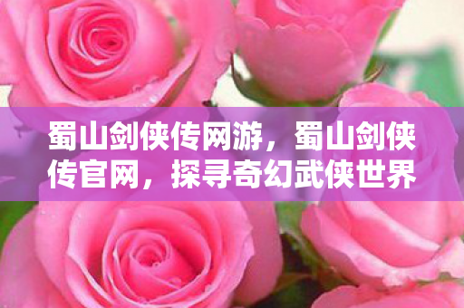 蜀山剑侠传网游，蜀山剑侠传官网，探寻奇幻武侠世界的无尽奥秘