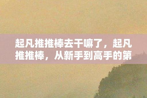 起凡推推棒去干嘛了,起凡推推棒,从新手到高手的第一视角探索 起凡推推棒去干嘛了,起凡推推棒,从新手到高手的第一视角探索