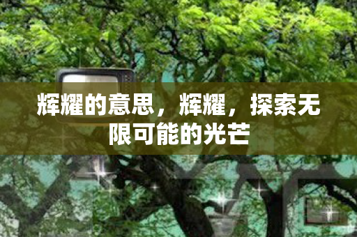 辉耀的意思，辉耀，探索无限可能的光芒
