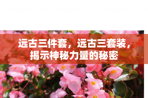 远古三件套,远古三套装,揭示神秘力量的秘密 远古三件套,远古三套装,揭示神秘力量的秘密