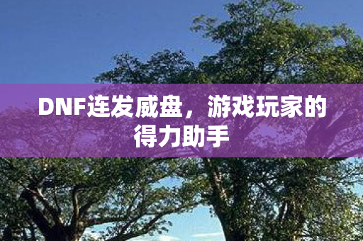 DNF连发威盘，游戏玩家的得力助手
