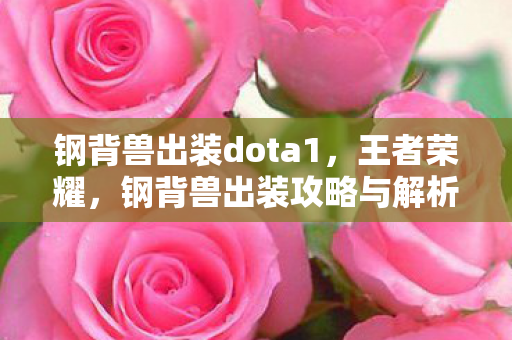 钢背兽出装dota1，王者荣耀，钢背兽出装攻略与解析