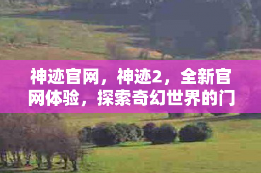 神迹官网，神迹2，全新官网体验，探索奇幻世界的门户