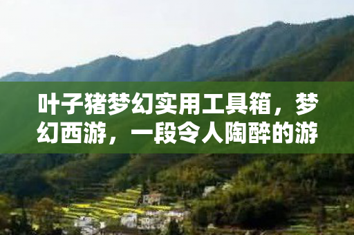 叶子猪梦幻实用工具箱，梦幻西游，一段令人陶醉的游戏之旅