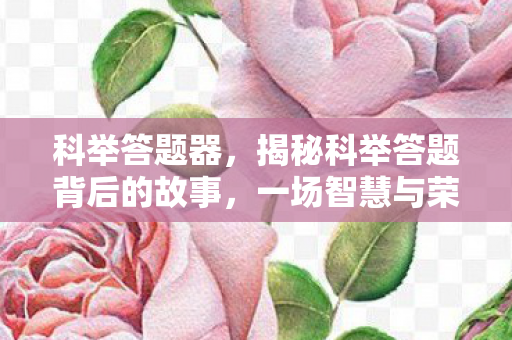 科举答题器，揭秘科举答题背后的故事，一场智慧与荣耀的较量