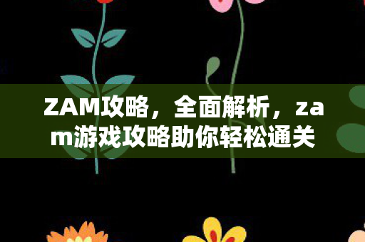 ZAM攻略，全面解析，zam游戏攻略助你轻松通关