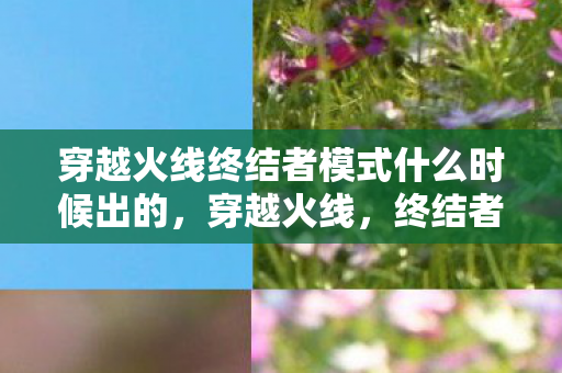穿越火线终结者模式什么时候出的，穿越火线，终结者模式的崛起与挑战