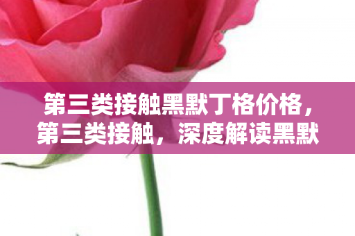 第三类接触黑默丁格价格，第三类接触，深度解读黑默丁格