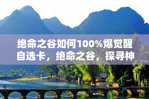 绝命之谷如何100%爆觉醒自选卡，绝命之谷，探寻神秘谷底的生存挑战与未知之谜