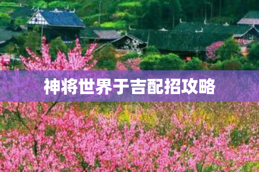 神将世界于吉配招攻略