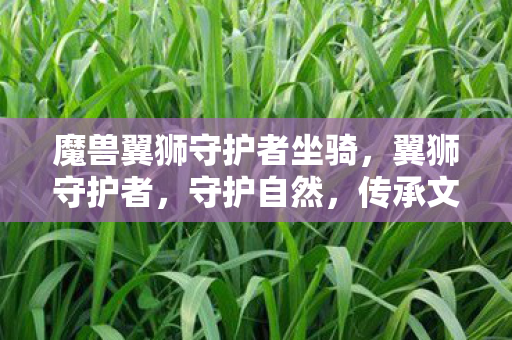 魔兽翼狮守护者坐骑，翼狮守护者，守护自然，传承文化，共创和谐生态