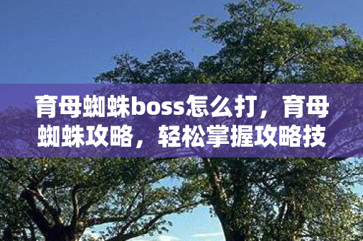 育母蜘蛛boss怎么打，育母蜘蛛攻略，轻松掌握攻略技巧，成为狩猎大师！