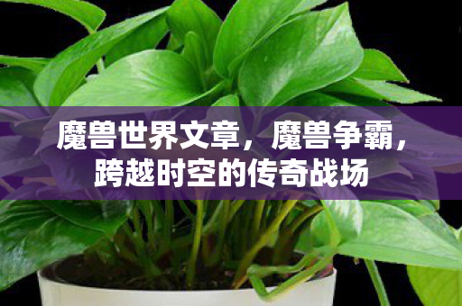 魔兽世界文章,魔兽争霸,跨越时空的传奇战场 魔兽世界文章,魔兽争霸,跨越时空的传奇战场