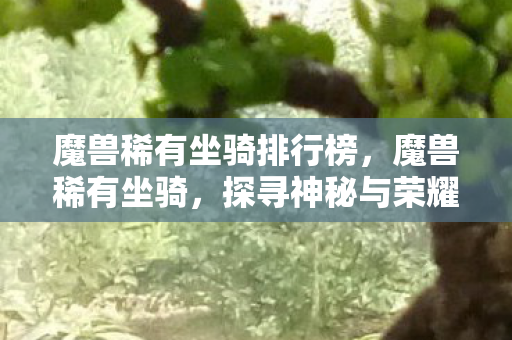 魔兽稀有坐骑排行榜,魔兽稀有坐骑,探寻神秘与荣耀的极致之旅 魔兽稀有坐骑排行榜,魔兽稀有坐骑,探寻神秘与荣耀的极致之旅