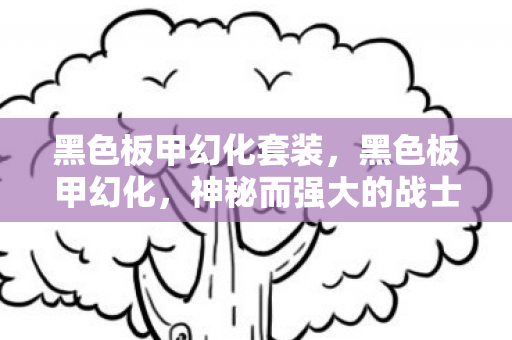 黑色板甲幻化套装,黑色板甲幻化,神秘而强大的战士形象塑造指南 黑色板甲幻化套装,黑色板甲幻化,神秘而强大的战士形象塑造指南
