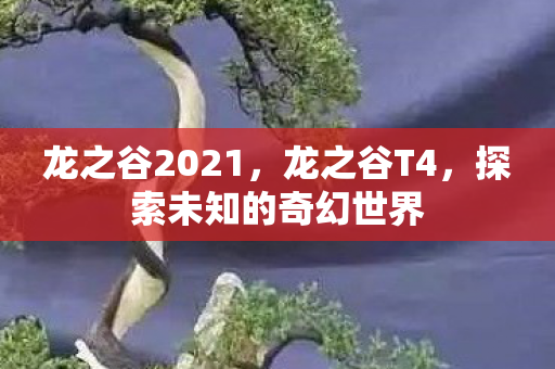 龙之谷2021,龙之谷T4,探索未知的奇幻世界 龙之谷2021,龙之谷T4,探索未知的奇幻世界