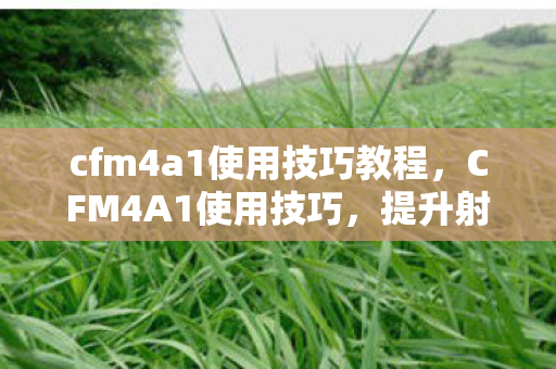 cfm4a1使用技巧教程,CFM4A1使用技巧,提升射击技能与战术应用 cfm4a1使用技巧教程,CFM4A1使用技巧,提升射击技能与战术应用