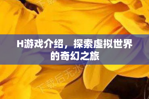 H游戏介绍,探索虚拟世界的奇幻之旅 H游戏介绍,探索虚拟世界的奇幻之旅