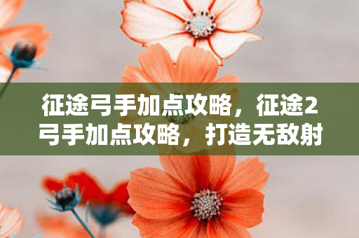 征途弓手加点攻略,征途2弓手加点攻略,打造无敌射手之路 征途弓手加点攻略,征途2弓手加点攻略,打造无敌射手之路