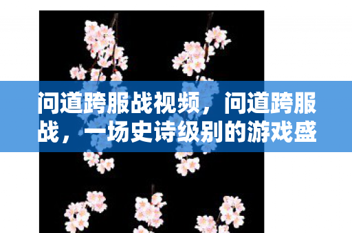 问道跨服战视频，问道跨服战，一场史诗级别的游戏盛宴