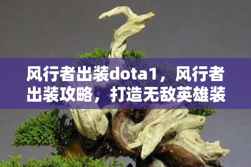 风行者出装dota1，风行者出装攻略，打造无敌英雄装备组合