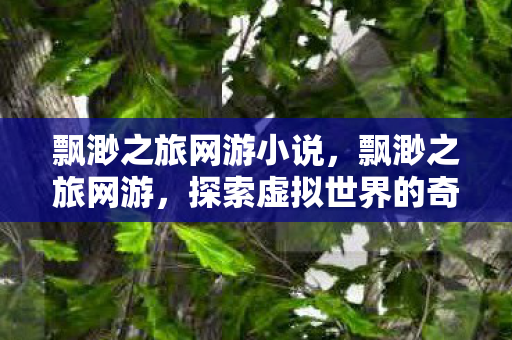 飘渺之旅网游小说，飘渺之旅网游，探索虚拟世界的奇幻之旅