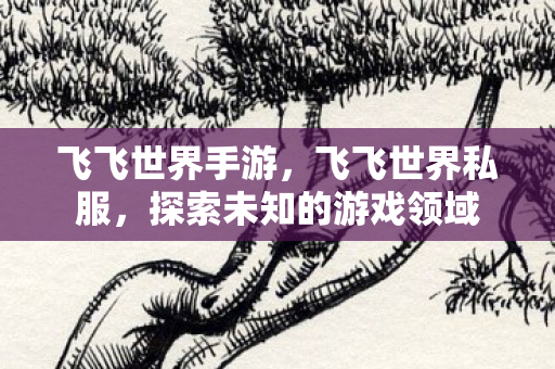 飞飞世界手游,飞飞世界私服,探索未知的游戏领域 飞飞世界手游,飞飞世界私服,探索未知的游戏领域
