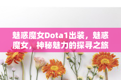 魅惑魔女Dota1出装,魅惑魔女,神秘魅力的探寻之旅 魅惑魔女Dota1出装,魅惑魔女,神秘魅力的探寻之旅