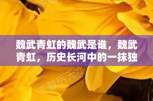 魏武青虹的魏武是谁，魏武青虹，历史长河中的一抹独特色彩