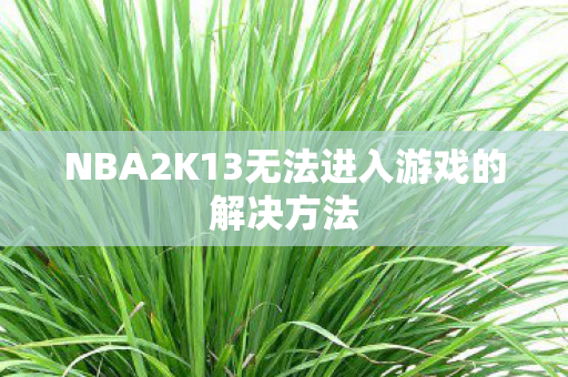 NBA2K13无法进入游戏的解决方法 NBA2K13无法进入游戏的解决方法