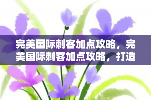 完美国际刺客加点攻略,完美国际刺客加点攻略,打造无敌刺客角色 完美国际刺客加点攻略,完美国际刺客加点攻略,打造无敌刺客角色