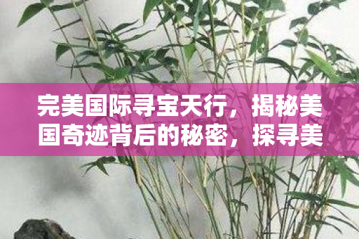 完美国际寻宝天行,揭秘美国奇迹背后的秘密,探寻美国崛起之路 完美国际寻宝天行,揭秘美国奇迹背后的秘密,探寻美国崛起之路