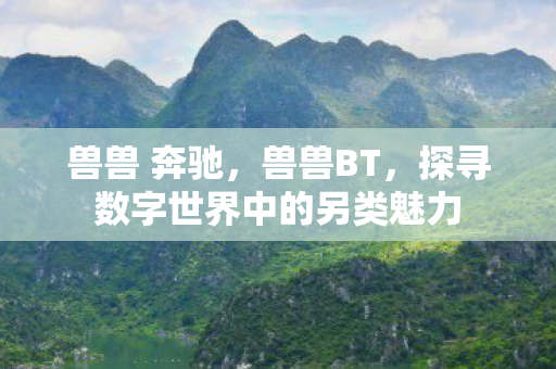 兽兽 奔驰,兽兽BT,探寻数字世界中的另类魅力 兽兽 奔驰,兽兽BT,探寻数字世界中的另类魅力