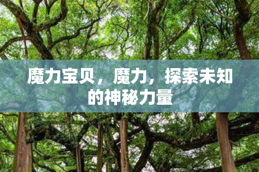 魔力宝贝,魔力,探索未知的神秘力量 魔力宝贝,魔力,探索未知的神秘力量