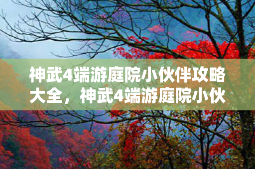 神武4端游庭院小伙伴攻略大全，神武4端游庭院小伙伴攻略，打造最强庭院，轻松赢取胜利