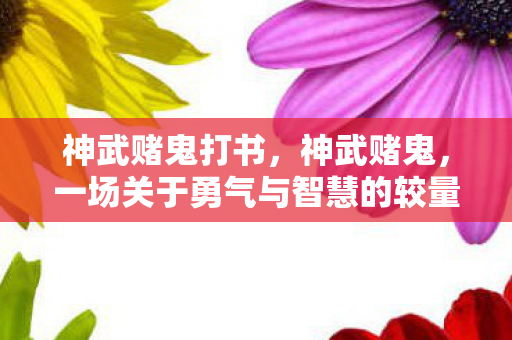 神武赌鬼打书,神武赌鬼,一场关于勇气与智慧的较量 神武赌鬼打书,神武赌鬼,一场关于勇气与智慧的较量