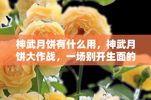 神武月饼有什么用,神武月饼大作战,一场别开生面的游戏盛宴 神武月饼有什么用,神武月饼大作战,一场别开生面的游戏盛宴