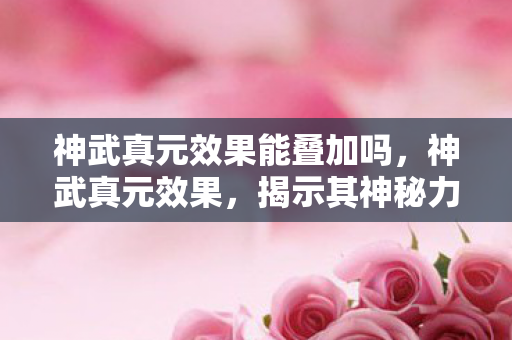 神武真元效果能叠加吗,神武真元效果,揭示其神秘力量与实际应用 神武真元效果能叠加吗,神武真元效果,揭示其神秘力量与实际应用