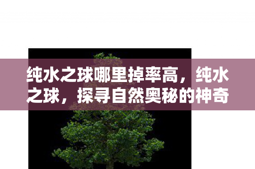 纯水之球哪里掉率高,纯水之球,探寻自然奥秘的神奇现象 纯水之球哪里掉率高,纯水之球,探寻自然奥秘的神奇现象