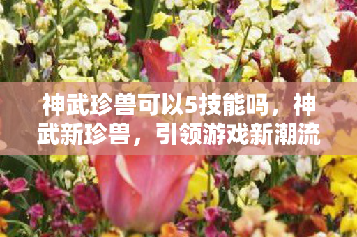 神武珍兽可以5技能吗，神武新珍兽，引领游戏新潮流的强力伙伴