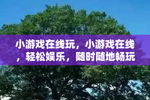 小游戏在线玩，小游戏在线，轻松娱乐，随时随地畅玩不停
