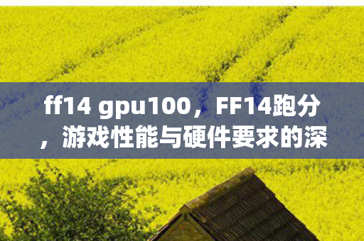 ff14 gpu100,FF14跑分,游戏性能与硬件要求的深度解析 ff14 gpu100,FF14跑分,游戏性能与硬件要求的深度解析