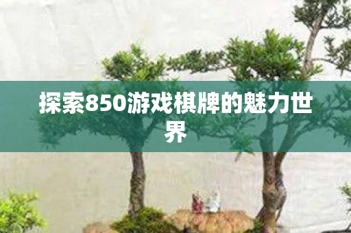 探索850游戏棋牌的魅力世界