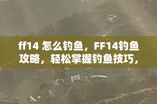ff14 怎么钓鱼，FF14钓鱼攻略，轻松掌握钓鱼技巧，享受游戏乐趣