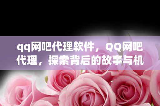 qq网吧代理软件,QQ网吧代理,探索背后的故事与机遇 qq网吧代理软件,QQ网吧代理,探索背后的故事与机遇