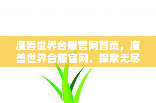 魔兽世界台服官网首页，魔兽世界台服官网，探索无尽的奇幻世界之旅