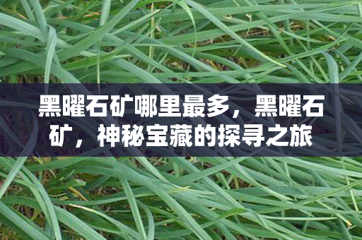 黑曜石矿哪里最多，黑曜石矿，神秘宝藏的探寻之旅