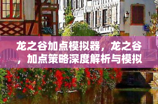 龙之谷加点模拟器,龙之谷,加点策略深度解析与模拟探索 龙之谷加点模拟器,龙之谷,加点策略深度解析与模拟探索