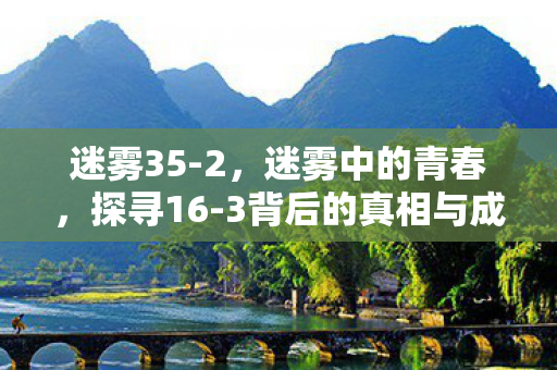 迷雾35-2，迷雾中的青春，探寻16-3背后的真相与成长之路