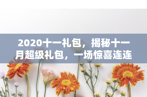 2020十一礼包，揭秘十一月超级礼包，一场惊喜连连的盛宴即将开启！